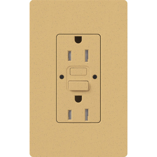 Lutron Claro Self-Testing Receptacle - 20 Amp - Goldstone