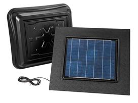 Broan Ventilation, 28W 537 Max CFM Solar Powered Remote Mount Attic Ventilator - Black