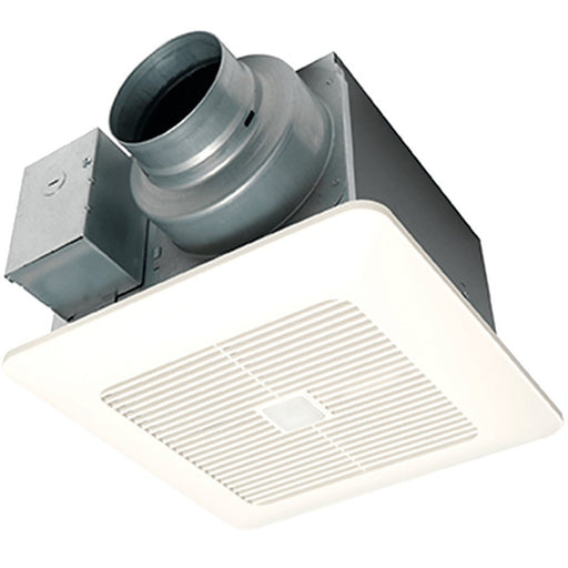 Panasonic WhisperSense DC Multi-Speed Bath Fan, Energy Star Pick-A-Flow 50, 80, or 110 CFM Ventilation, Humidity, & Motion Sensor - 4" or 6" Duct