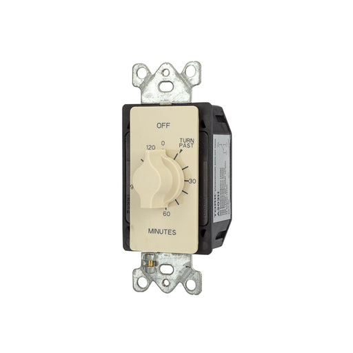 NSI Tork A502H Light Timer, 125-277V SPDT, 2-Hour Spring Wound Twist - Ivory