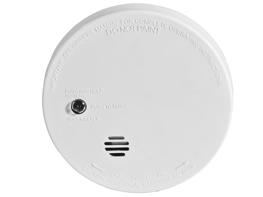 Kidde Ionization Smoke Alarm, 9V Battery Operated w/ Mounting Plate